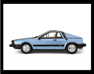 Lancia Scorpion 1976  Blu metallizzato - Blau Laudoracing 1:18 Resinemodell (Türen, Motorhaube... nicht zu öffnen!)